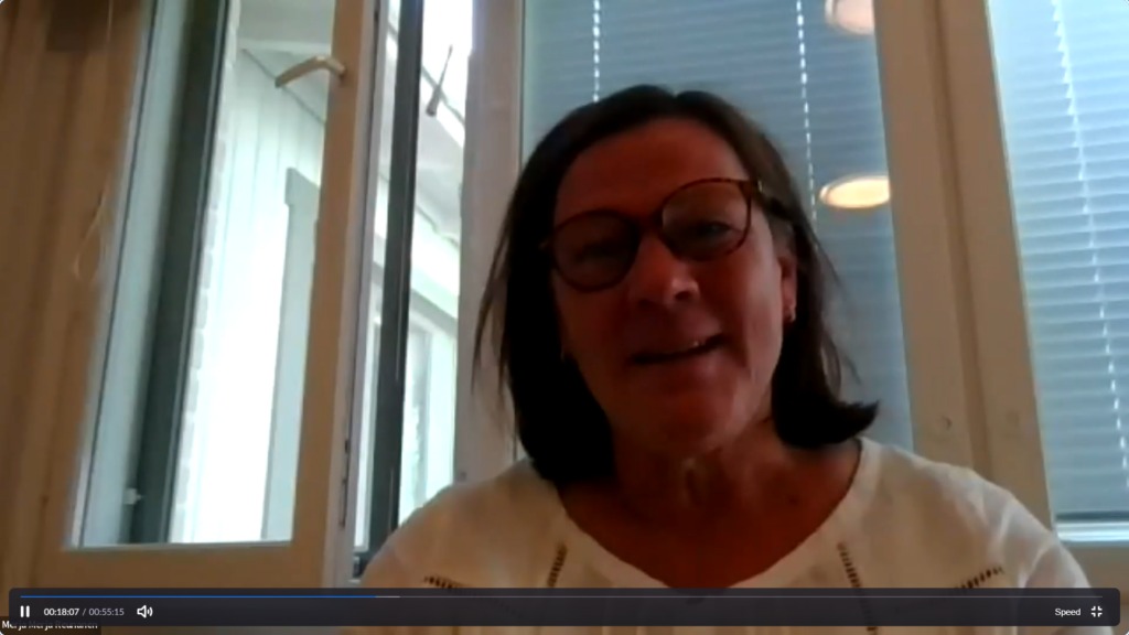 How You Can Earn a Practical Nurse Degree in Finland Without Tuition and Accommodation Fees 3 A person wearing glasses and a white top is smiling indoors. There are windows with blinds in the background.
